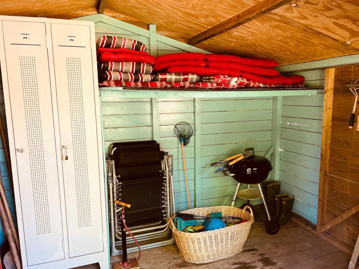 Supergezellig Vakantiehuis Met Hele Grote Tuin Bij Nijmegen Ewijk Buitenkant foto