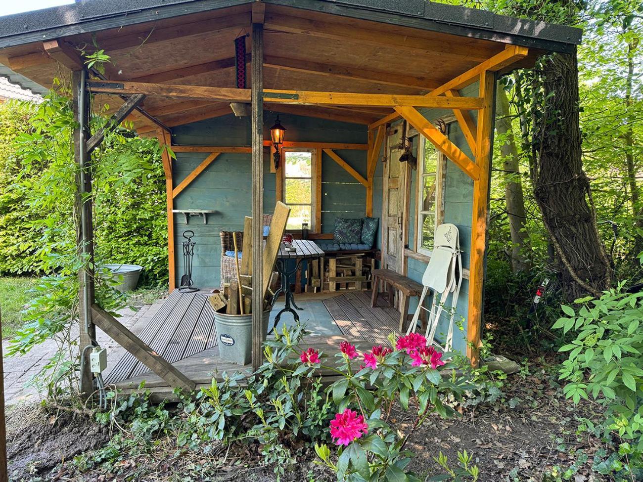 Supergezellig Vakantiehuis Met Hele Grote Tuin Bij Nijmegen Ewijk Buitenkant foto